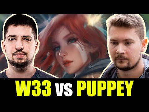 W33 vs PUPPEY - He makes the difficult look easy - Windranger MID vs Naga Carry