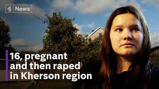 16, pregnant and then raped by a soldier fighting for Russia