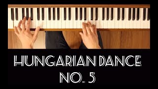 Hungarian Dance No. 5 (Classical) [Late Easy Piano Tutorial]