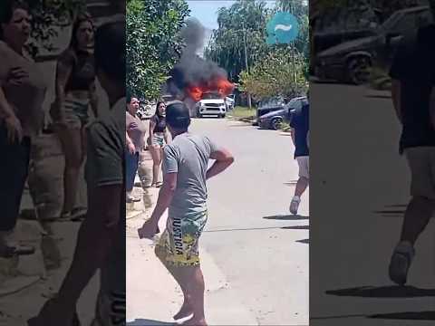 Tiroteo y quema de patrulleros en Máximo Paz