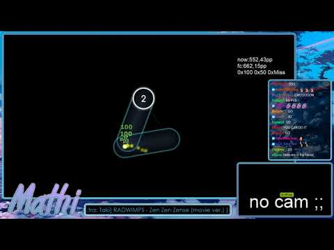 Mathi | RADWIMPS - Zen Zen Zense (movie ver.) [Extra:Taki] +HD,DT FC 99.28% 623pp #2 | Livestream!