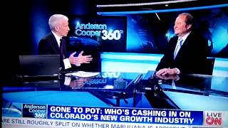 Legalization in Colorado discussion on AC360 Titled "Gone To Pot"