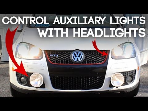 How To Trigger Auxiliary Lights With Highbeams, Lowbeams, or Foglights!