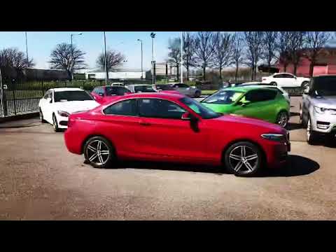 BMW 2 Series 2.0 218d Sport coupe red 2014
