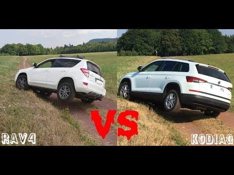 Toyota Rav4 VS Skoda Kodiaq (traction test)