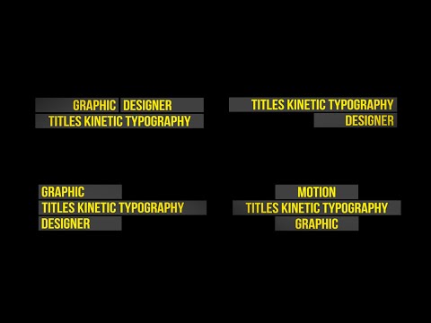 Kinetic Titles | Premiere Pro Template FREE
