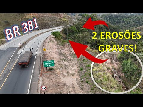 AQUI nesta REGIÃO de ANTÔNIO DIAS-MG, o TERRENO é ARENOSO e INSTÁVEL !