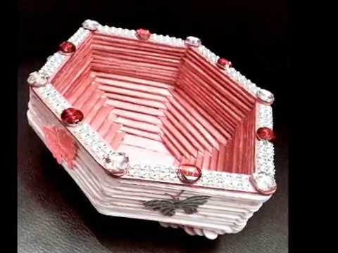 Ice Cream Sticks Creative Handmade Basket | HandyMade 4