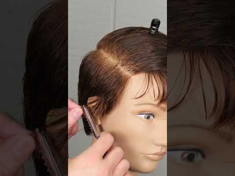 Emma Watson Inspired Pixie Haircut Tutorial - Short Pixie Cut #short #shorts