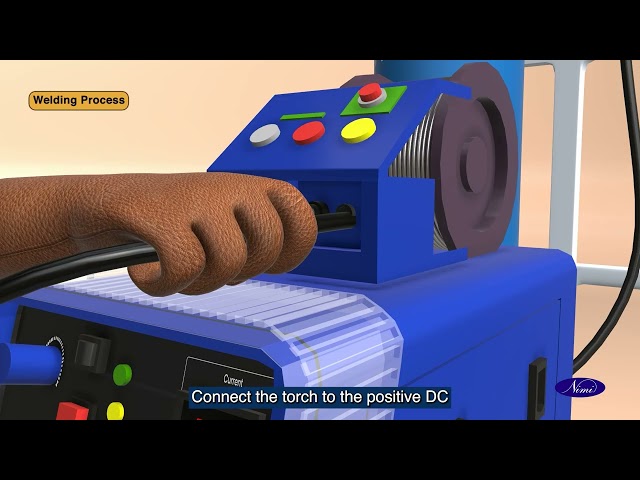 Depositing bead on stainless steel sheet in a flat Position
