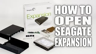 How to open / disassemble the Seagate Expansion External Desktop Drive