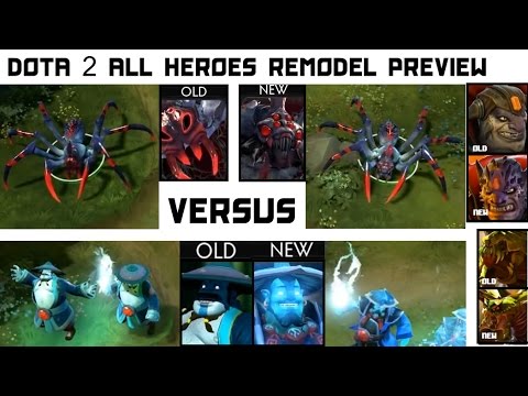Dota 2 - All Heroes Remodel Preview (1080p 60fps)
