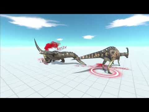 GIANT CROCODILE vs ALL DINOSAURS! [Animal Revolt Battle Simulator]