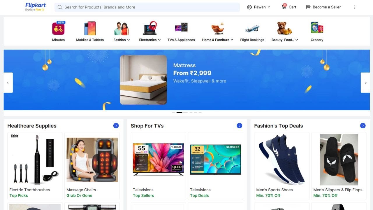 Create Flipkart Clone Website Using HTML, CSS & JavaScript | Step-by-Step Full Responsive Tutorial