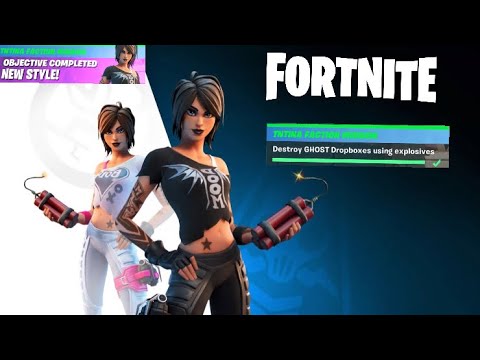 How to Unlock  TNTINA Shadow Style,The Shadow  Mission Fortnite
