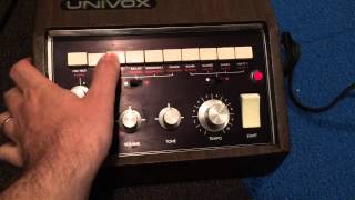 Video thumbnail for Univox SR 55 - Vintage Analog Drum Machine by You Are The Robots