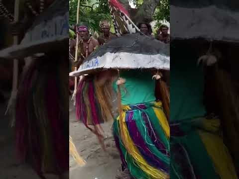 Papua New Guinea - Miaru dancing group, Gulf Province #shorts