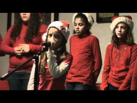 Chloe Channell singing "Where's the line to see Jesus?"