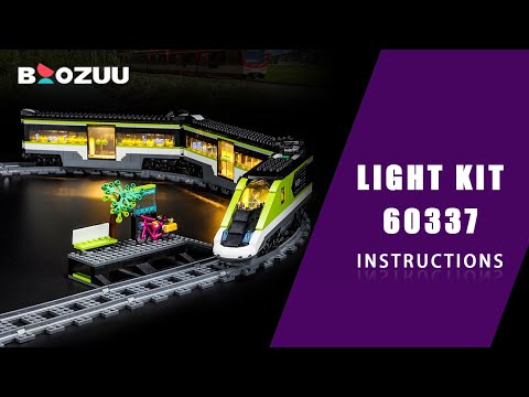 BOOZUU Light Kit Instruction for Lego Express Passenger Train 60337