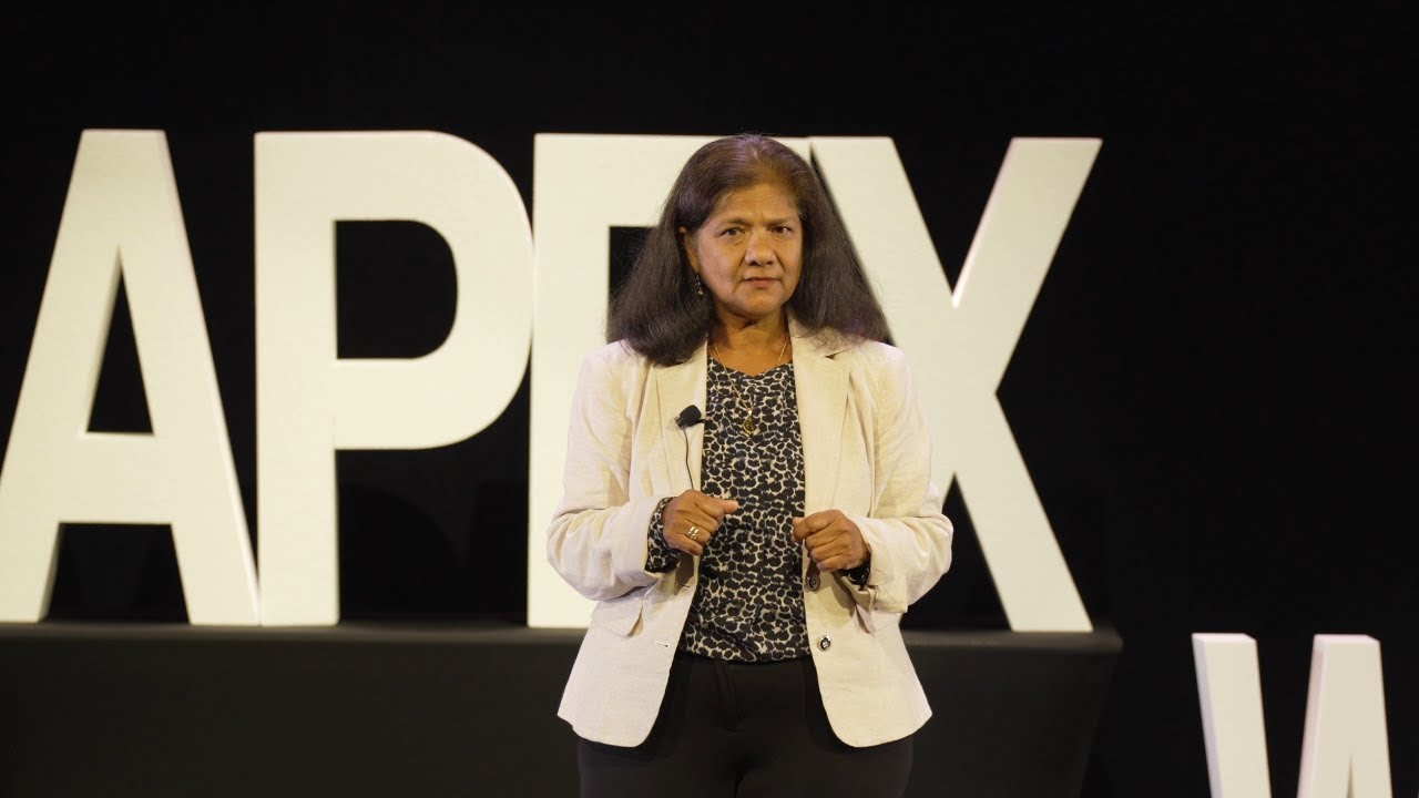Karuna M Jain on stage
