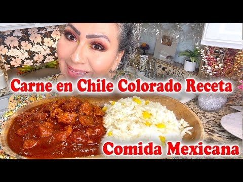 Carne en Chile Colorado Receta | Herencia de las Viudas