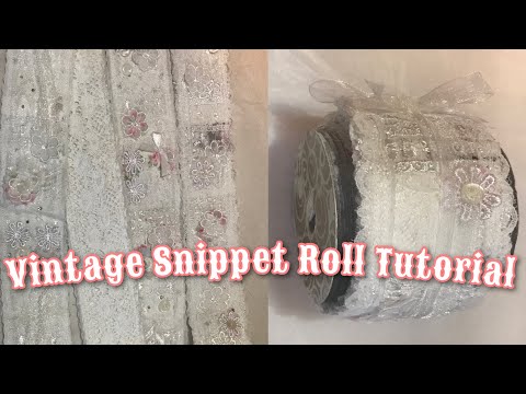 Vintage Snippet Roll Tutorial