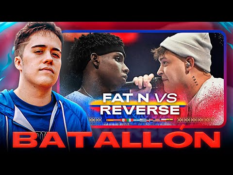 EPIC BATTALION 🔥 GAZIR REACTS TO REVERSE VS FAT N IN RED BULL BATTLE 🐓
