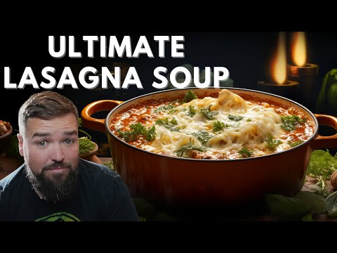 EASY LASAGNA SOUP RECIPE! ULTIMATE VERSION! CHEAP DINNER