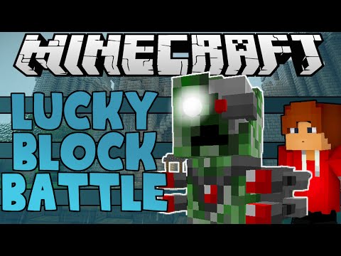Minecraft : Alien Robot Creeper : Lucky Block Battle