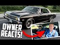 Roadster Shop built 650hp 1967 Chevelle - Owner reacts to Roadster Shop ridealong!