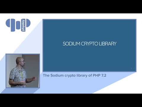 Enrico Zimuel - The Sodium crypto library of PHP 7.2 - phpday 2018