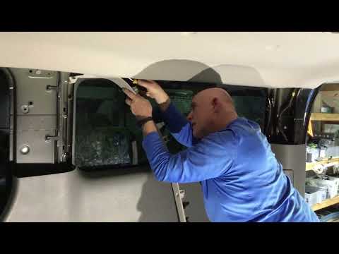 Nissan NV3500 Rear Air Flow kit Installation, Insulation & rear evaporator cleaning