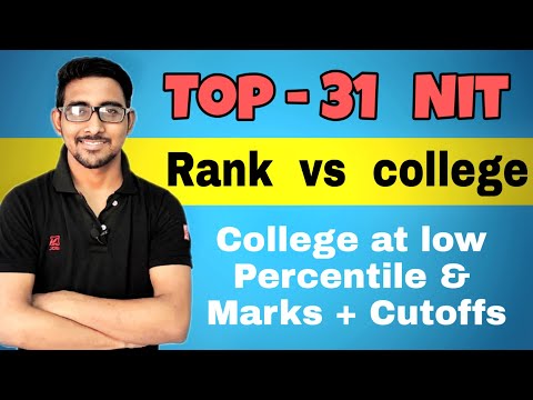 TOP 31 NITs with THere closing Rank | Cutoff for NIT 2020 | Special & Spot Round Cutoff jee mains Video