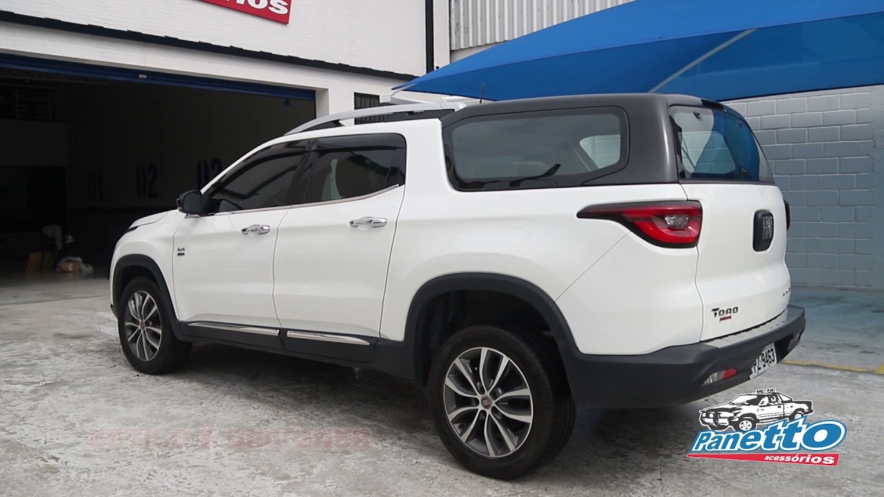 Capota fibra Fiat Toro, proteção e Designer