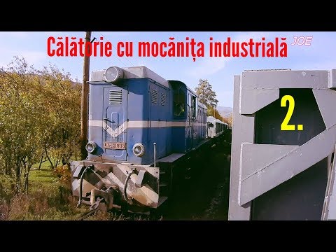 Calatorie cu mocanita industriala, spre cariera de piatra 2.