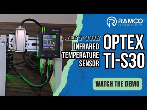 Optex TI-S30 Infrared Temperature Sensor Demo | Fast, Accurate, IO-Link Enabled