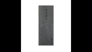 Refining a Shirogami #2 Nakiri with Japanese Tsushima "Ocean Blue" Natural Stone #sharpening