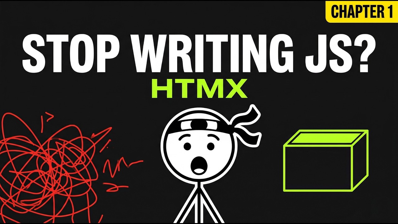 What if You NEVER Needed React Again? (HTMX Explained) | Chapter 1