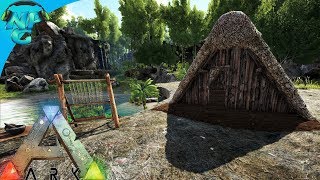 ARK PRIMAL - Building a Hut with Mud and Sticks! Primitive Play ON POINT! E2