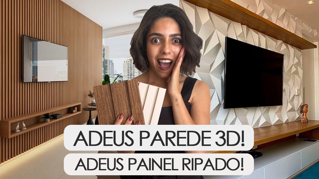 IDEIAS PARA SUBSTITUIR PAREDE 3D E O PAINEL RIPADO DA SUA CASA