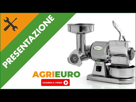 Tritacarne elettrico FAMA TG8 - Con grattugia integrata- monofase - 0.5HP/230V: presentazione