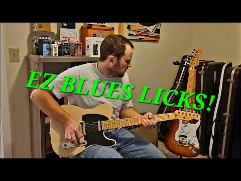 5 Blues rock guitar licks for beginners! Free guitar lesson