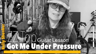 Got me Under Pressure ZZ Top guitar lesson, billy gibons zz top guitar lesson