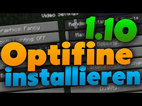 Minecraft 1.10: Optifine installieren (German) - Minecraft-Tutorial