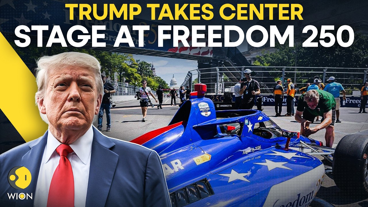 TRUMP LIVE: Donald Trump Attends Freedom 250 Grand Prix As Washington DC Turns Into Racetrack | U.S.