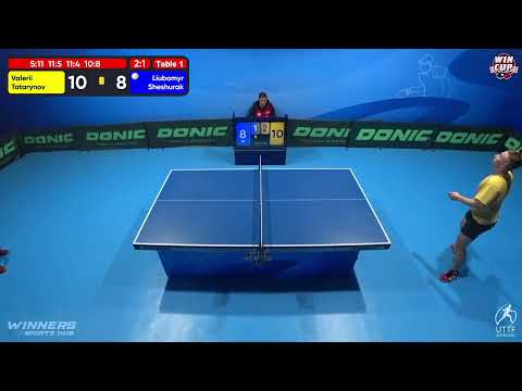 21:30 Valerii Tatarynov 3 - 1  Liubomyr Sheshurak West 5 WIN CUP 24.10.2022 | TABLE TENNIS WINCUP