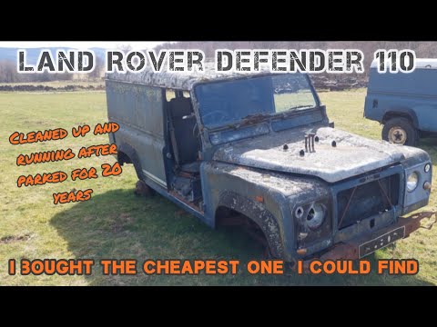 I Bought the Cheapest Land Rover Defender 110 on the Internet– Abandoned for 20 Years!