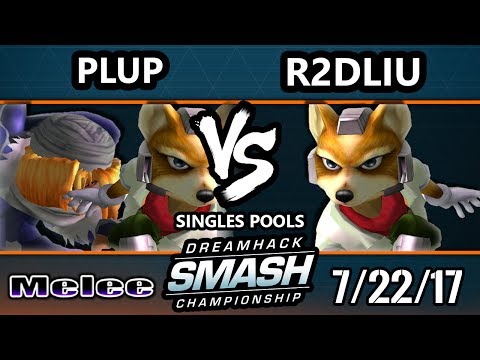DHATL 17 Melee - EGTV.R2DLiu (Fox) Vs. PG | Plup (Sheik, Fox) SSBM Singles Pools