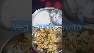 Veg Biryani with raita🤪 Love😘to eat#biryani #awesome #vegpulaorecipe #biryani #biryanirecipe #viral