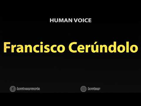 How To Pronounce Francisco Cerundolo